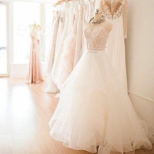 Watters Wtoo Almira Skirt Bridal Dress Seperates 12 Blush BH…